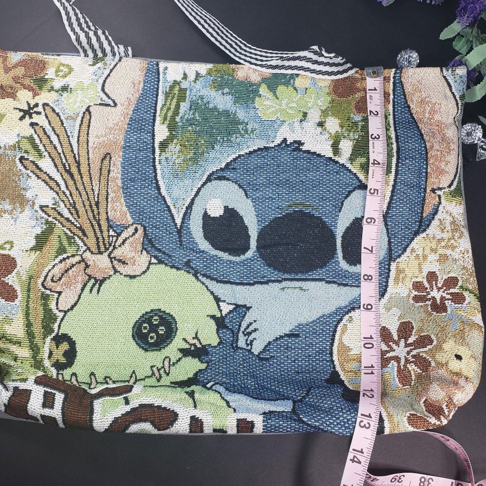 Stitch Canvas Casual Shoulder Tote Bag - Picture 13 of 16